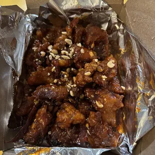 Korean Style Honey Garlic Fried Chicken