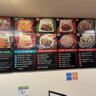 Menu and prices as of March 2022