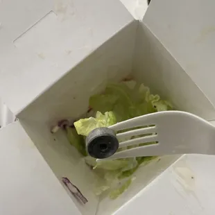 metal in Green Salad