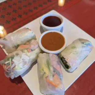 Shrimp spring rolls. 5.29.23
