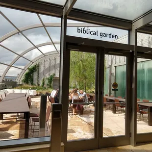 Like eating in a garden.