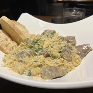 Gorgonzola Steak Pasta