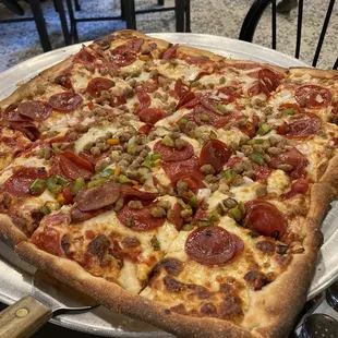 Deluxe Sicilian Pizza
