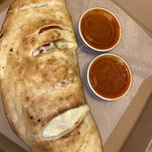 Grilled Chicken Calzone