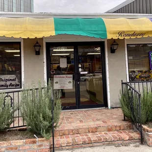 the front of the store
