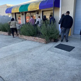 Front of the line...finally!