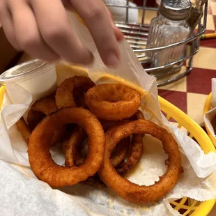 These onion rings were