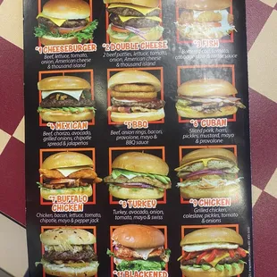 Burger menu, page 4.