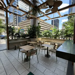 Outdoor seating
