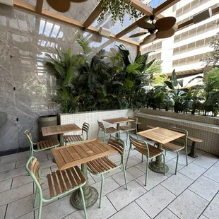 Outdoor seating