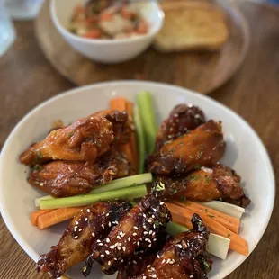 Happy Hour Tuesdays - Fridays from 3p-5p (06*14*22)  Chicken Wings (3 Sauces) -House  -Habanero Mango -Sweet &amp; Spicy