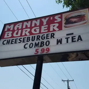 a sign for a restaurant