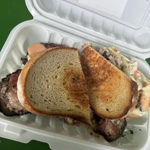 Hot Pastrami Sandwich