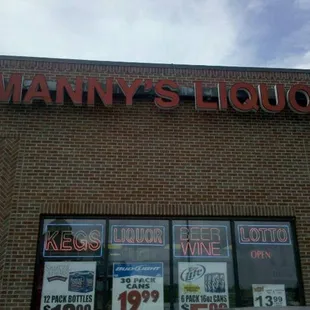 the front of the store