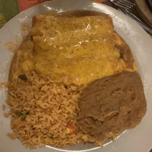 Fajita enchiladas