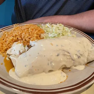 Monterey pork burrito