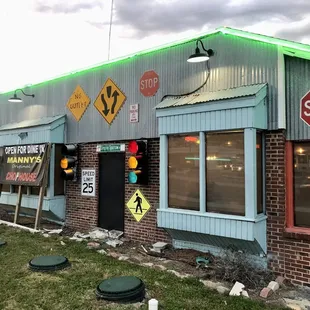 Front view from the road.