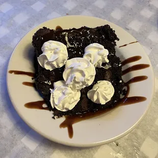Chocolate cake for dessert