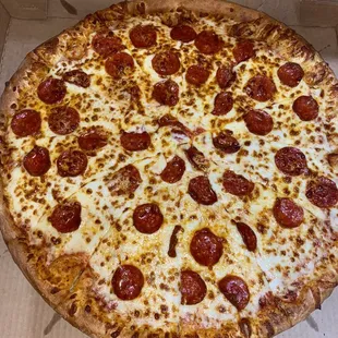 Pepperoni pizza