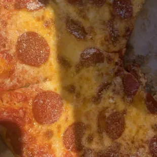 Pepperoni pizza
