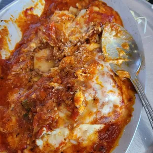Lasagna... you can taste the layers of flavors.