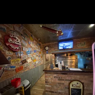 a view of the kitchen
