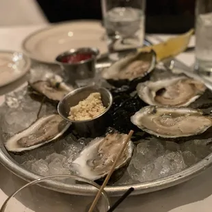Oysters on the halfshell