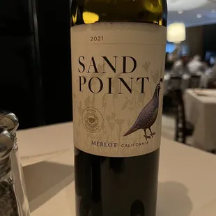 House merlot....smooth!