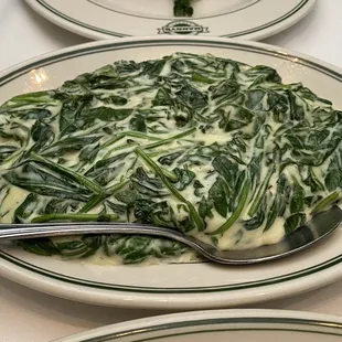 Creamed Garlic Spinach