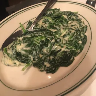 Creamed Garlic Spinach