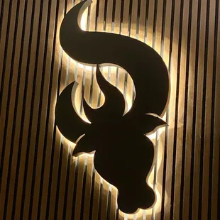 Logo on the wall