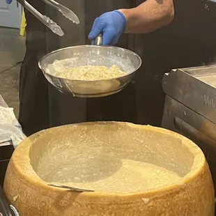 Cheese wheel