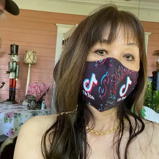 Outside on the porch