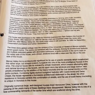 Some beautiful homes have a sad background