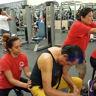 24 fitness outside event