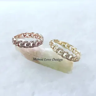 Diamond Cuban link ring