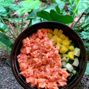 Cubed Ahi Bowls