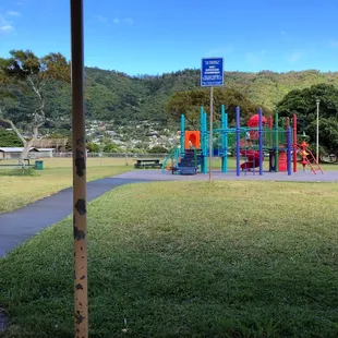 Jungle gym at Manoa Park