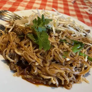 Pad Thai was so fresh and delicious.