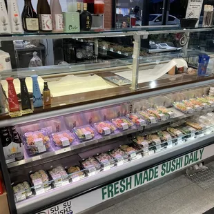 They make fresh sushi during daytime