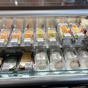 Fresh prepared sushi