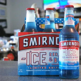 We carry seasonal six packs at affordable prices!