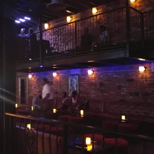 DJ area. Good times.