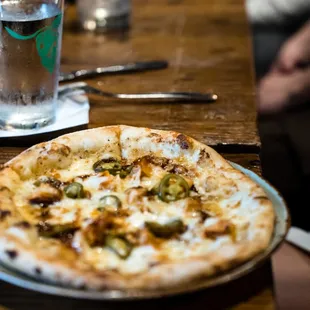 pizza, food