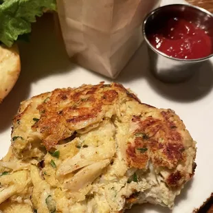 Crab cake  sandwich