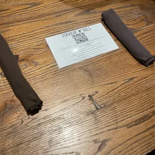 Bar code menu