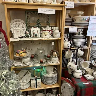 Various Christmas dishes.