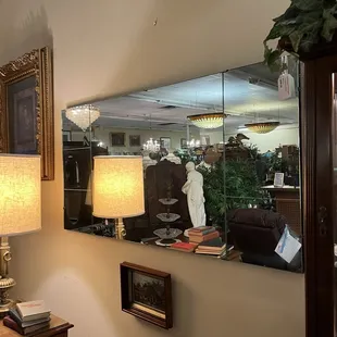 Very nice wall mirror. Price tag $800.