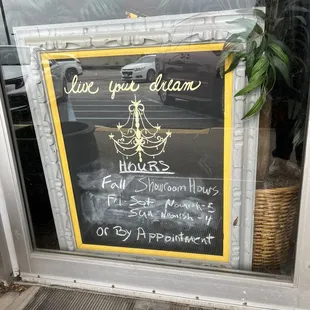 "Fall" Showroom hours???? It's March 2024.