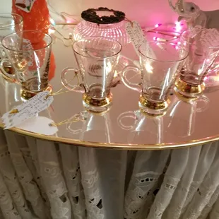 Demitasse glass cups